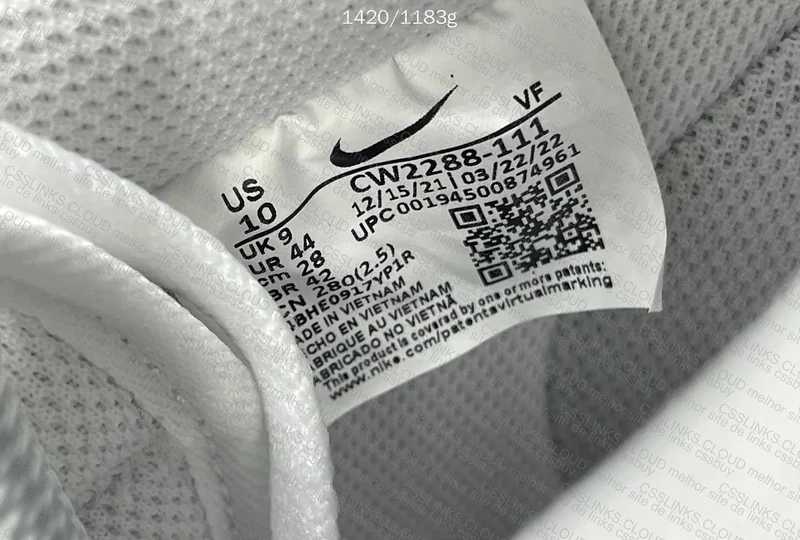 AF1 White XP Batch 6