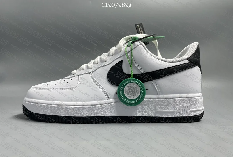 AF1 White'Black 4