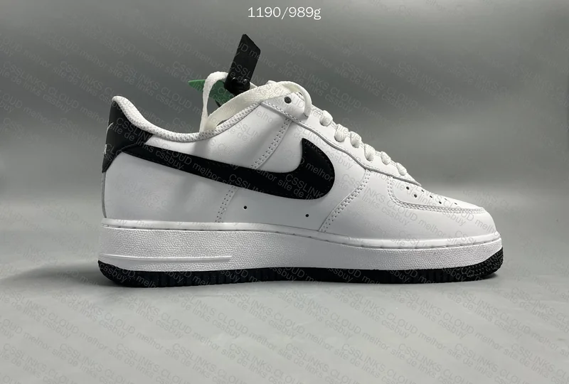 AF1 White'Black 5