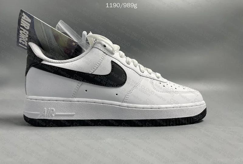 AF1 White'Black 8