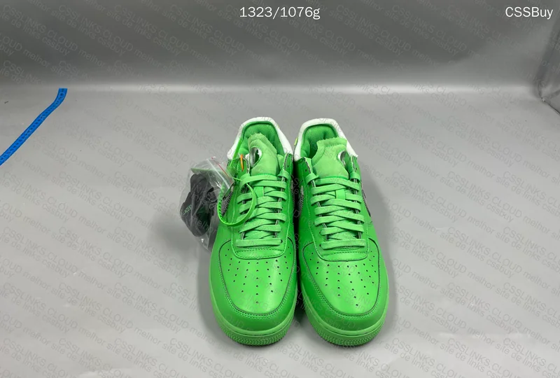 AF1 x Off-White Green Brooklyn (Sale) 10