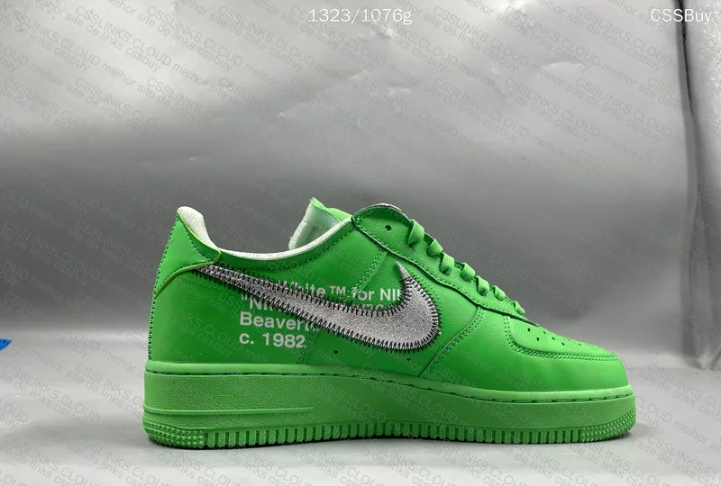 AF1 x Off-White Green Brooklyn (Sale) 7