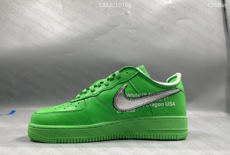 AF1 x Off-White Green Brooklyn (Sale) 8