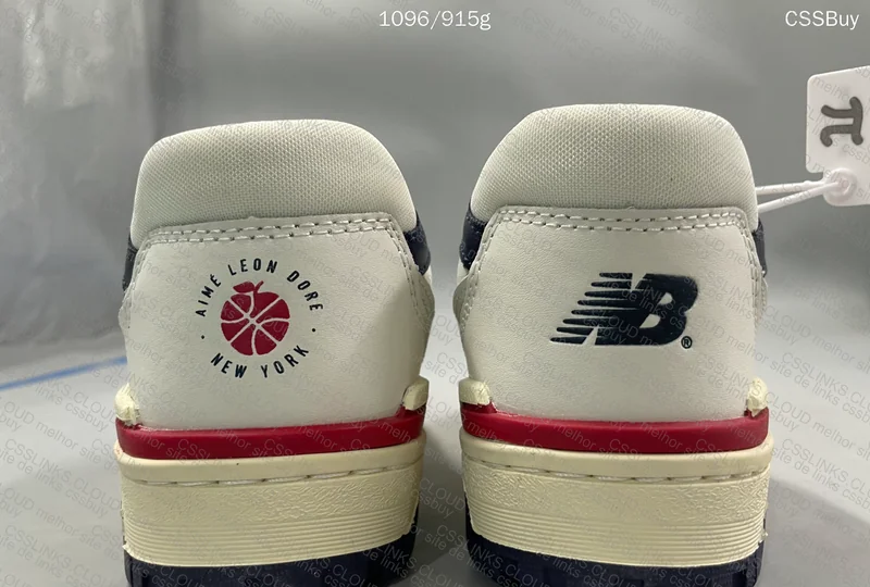 Aimé Leon Dore New Balance 550 Navy/Red 3