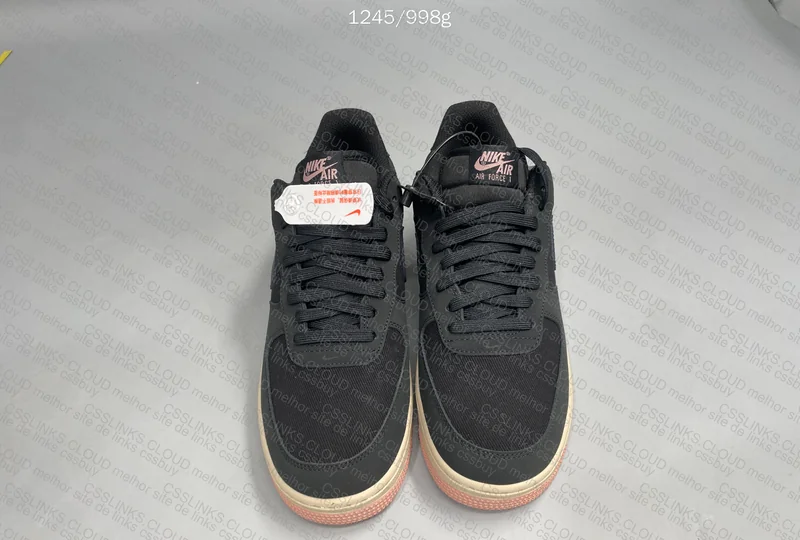 Air Force 1 Black Red Stardust Sanddrift