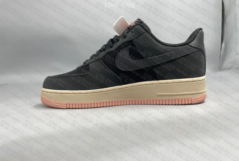 Air Force 1 Black Red Stardust Sanddrift 2