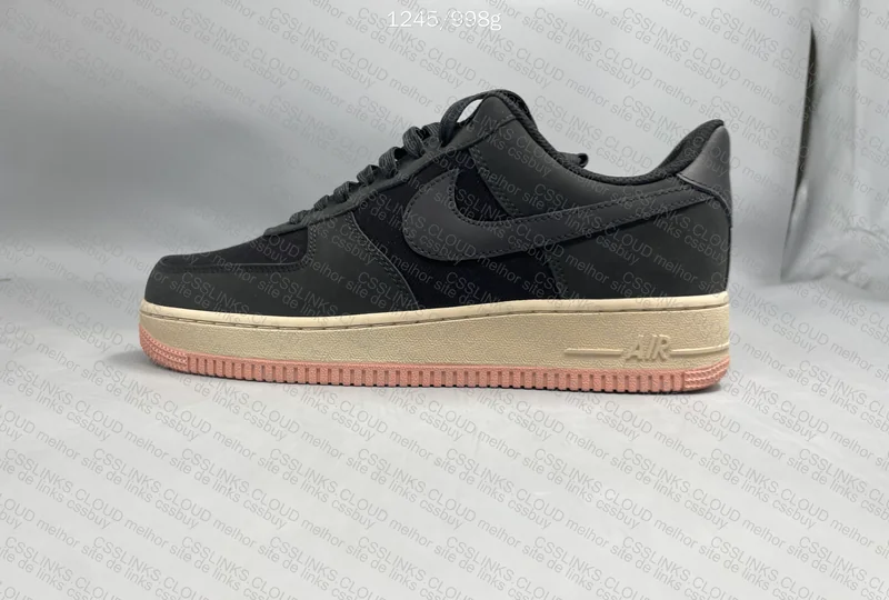 Air Force 1 Black Red Stardust Sanddrift 4