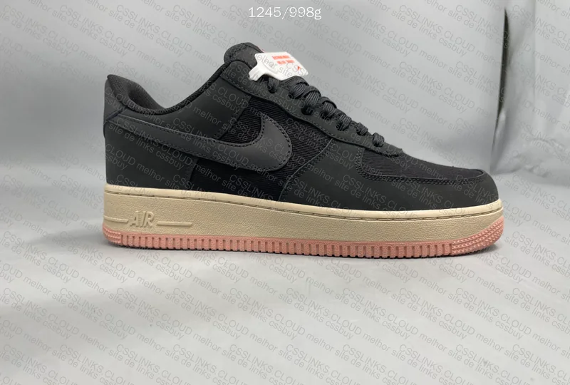 Air Force 1 Black Red Stardust Sanddrift 5