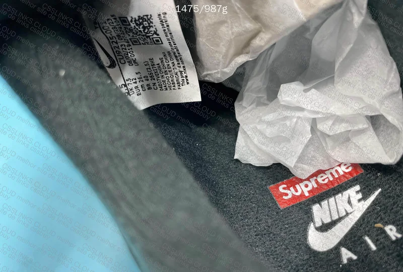 Air Force 1 Black Supreme 6