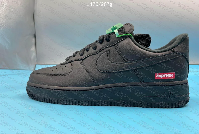 Air Force 1 Black Supreme 7