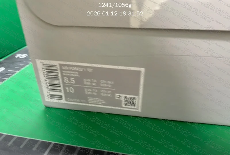 AIR FORCE 1 BRANCO batch G 5