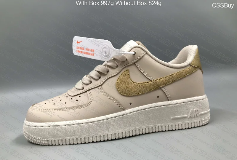 Air Force 1 Gold Swoosh 3