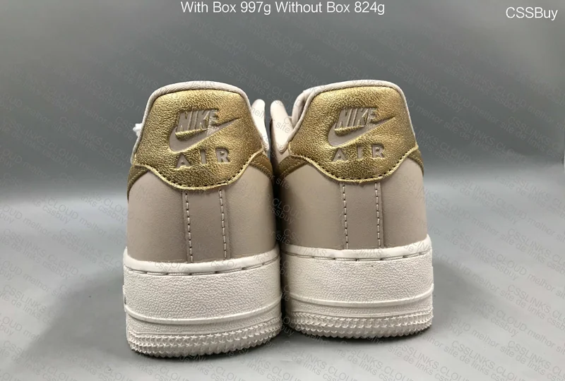 Air Force 1 Gold Swoosh 5