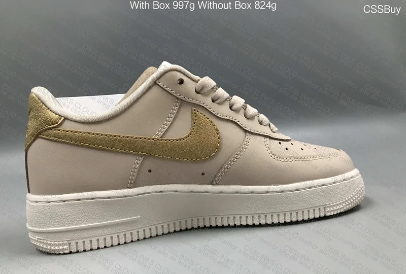 Air Force 1 Gold Swoosh 6