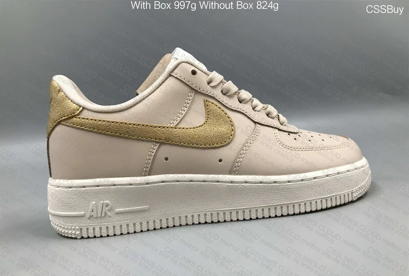 Air Force 1 Gold Swoosh 8