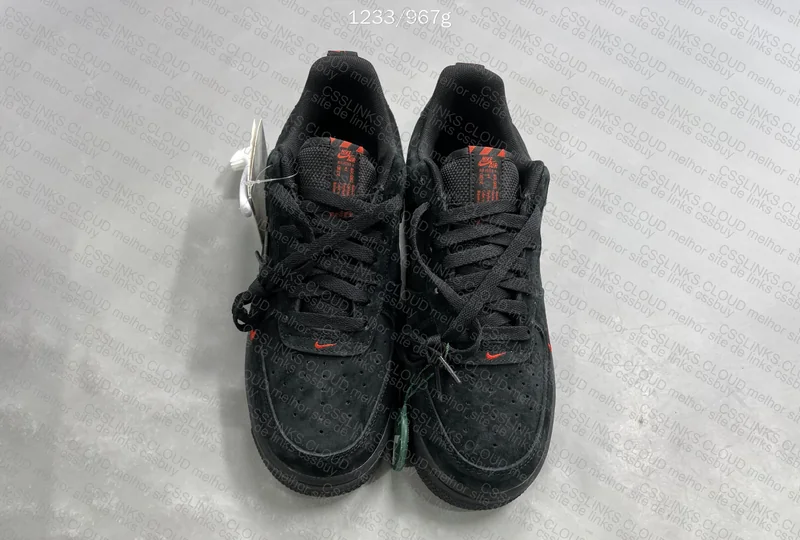 Air Force 1 Low - Black Light Crimson 2