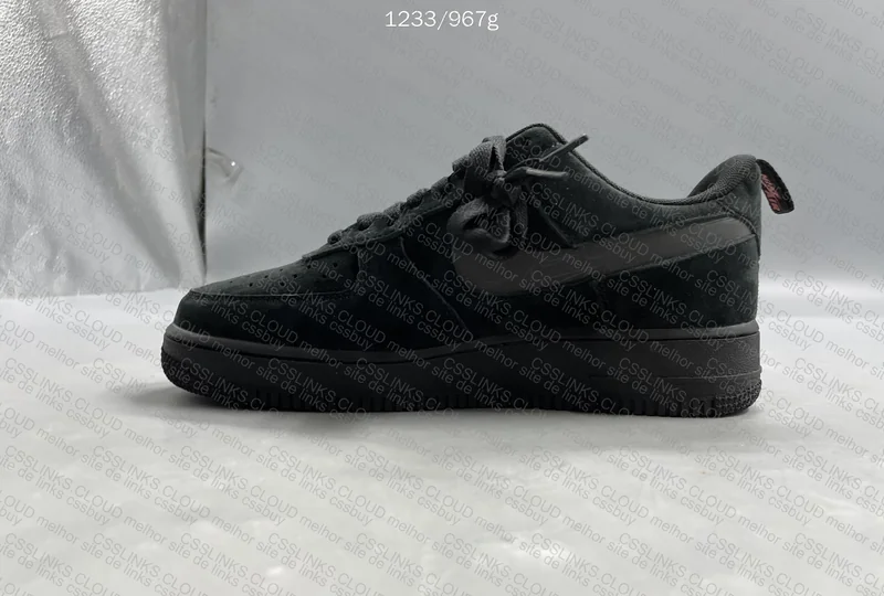 Air Force 1 Low - Black Light Crimson 4