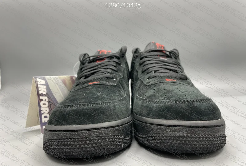 Air Force 1 Low - Black Light Crimson 2