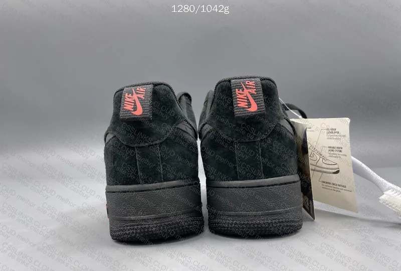 Air Force 1 Low - Black Light Crimson 3