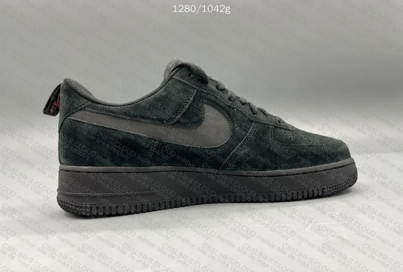 Air Force 1 Low - Black Light Crimson 4