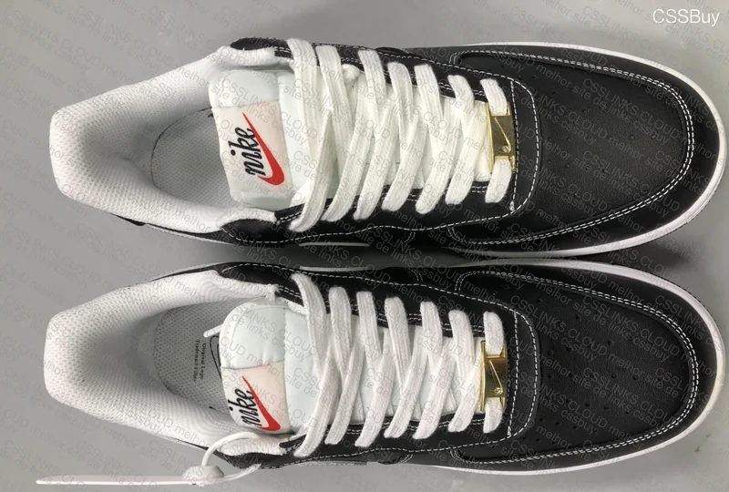 Air Force 1 Low Black with White 2