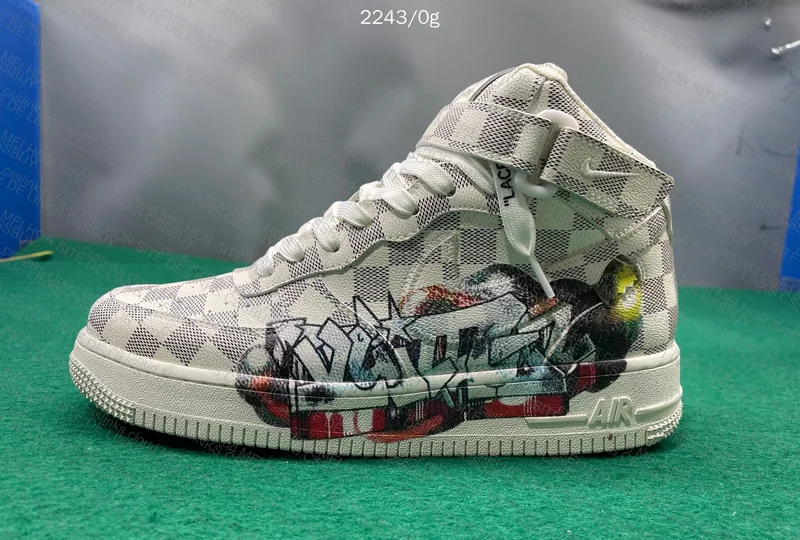 Air Force 1 Mid Louis Vuitton LV Graffiti 8