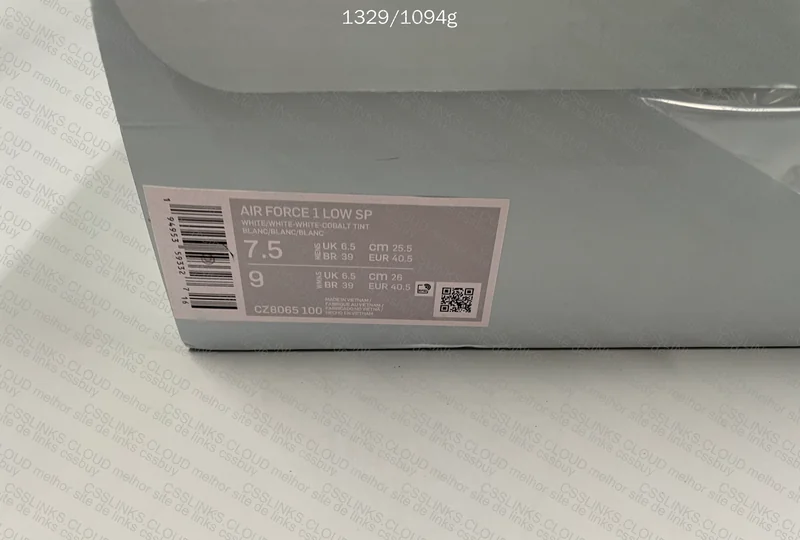 Air Force 1 Nocta 39BR - With Insole Measurement 4