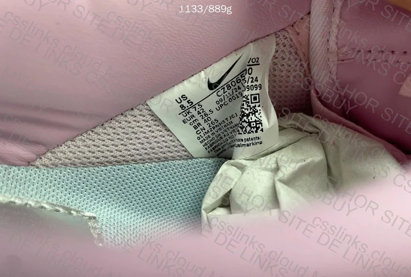 Air Force 1 Nocta Pink Foam 9