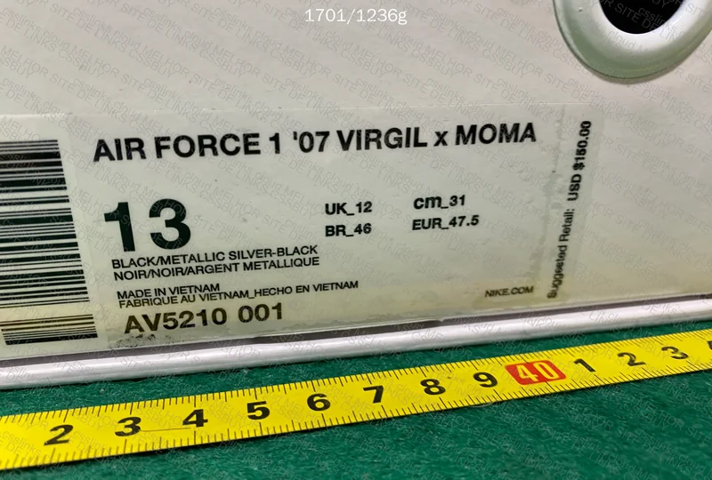 Air Force 1 Off-White Black 6