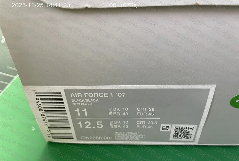 Black Air Force 1 GX OVO 3