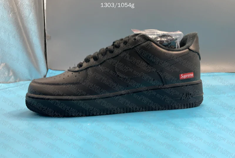Black Air Force 1 Supreme 7
