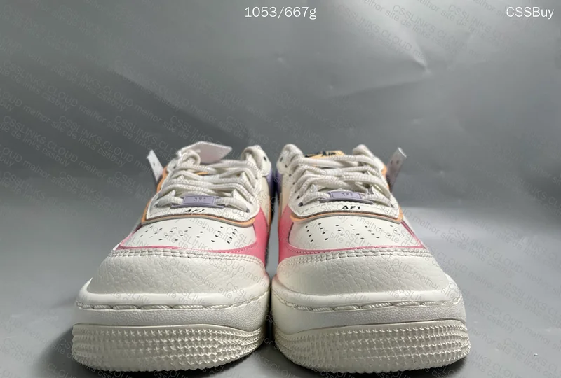 Air Force 1 Shadow White Pink Orange 3