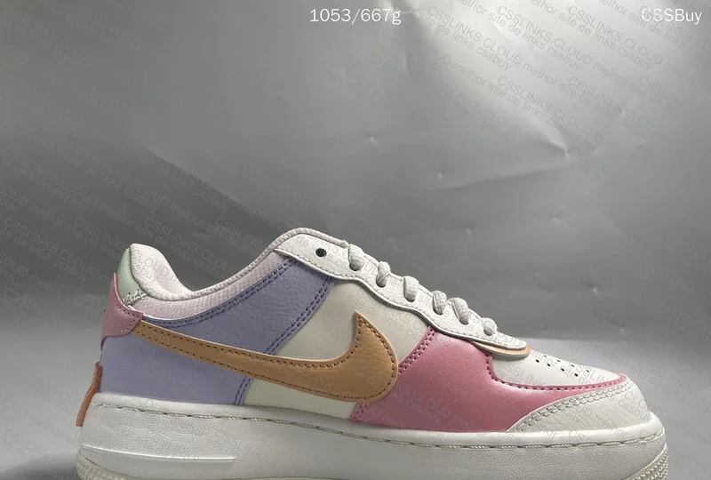 Air Force 1 Shadow White Pink Orange 8