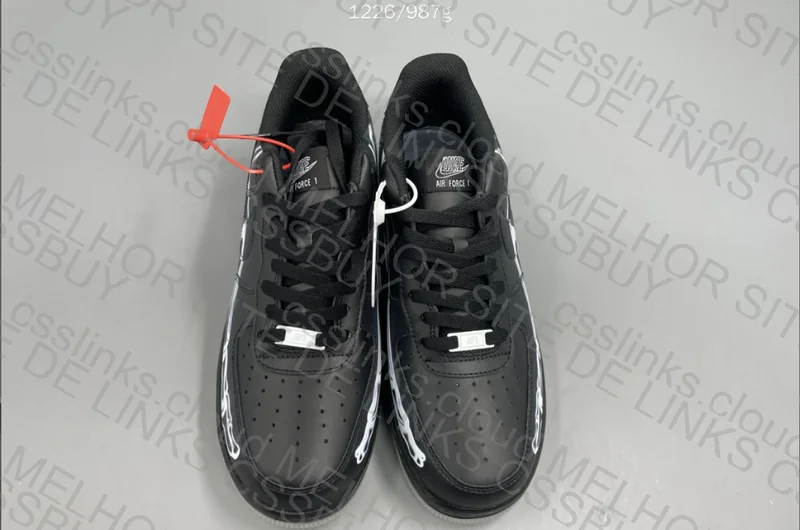 Air Force 1 Skeleton Black