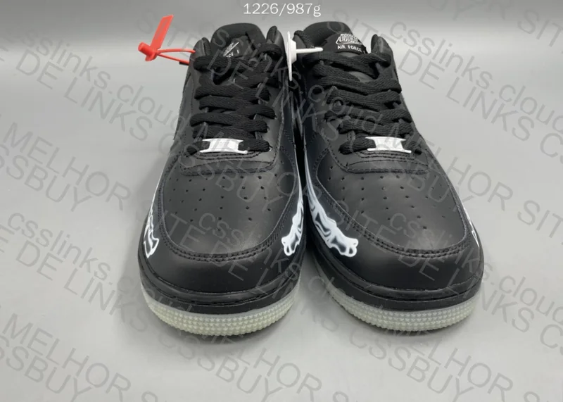 Air Force 1 Skeleton Black 2