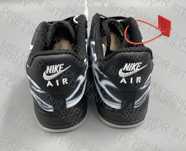 Air Force 1 Skeleton Black 3