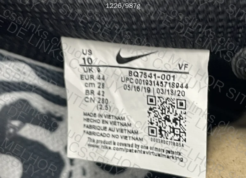 Air Force 1 Skeleton Black 7