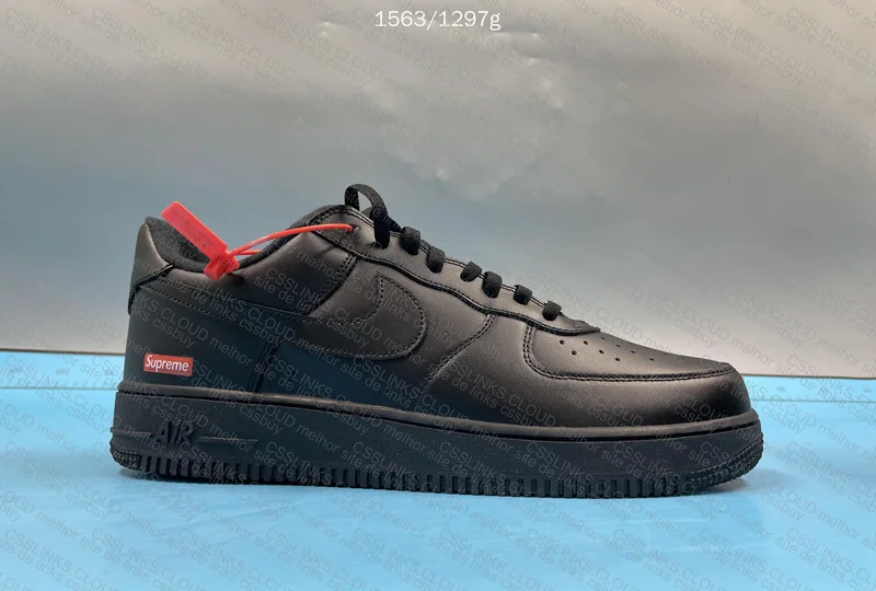Air Force 1 Triple Black Supreme 5