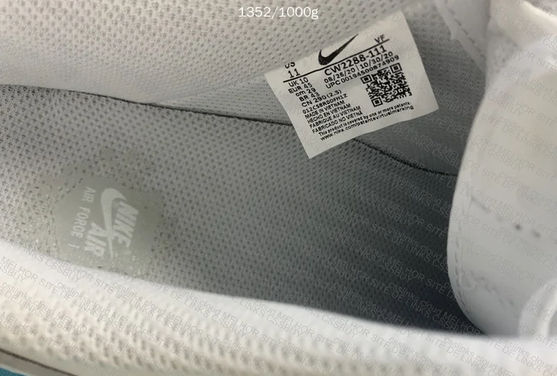 Air Force 1 White P Client 9