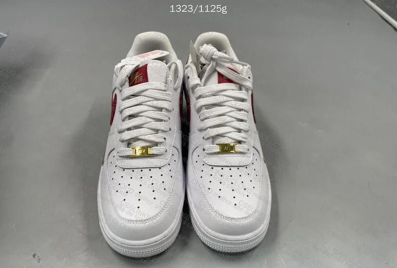 Air Force 1 White Red Gold 3