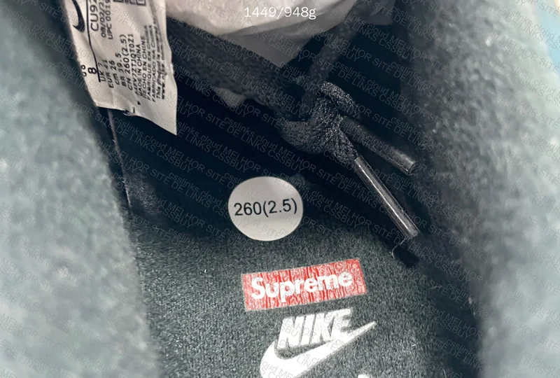Air Force 1 x Supreme Black 9