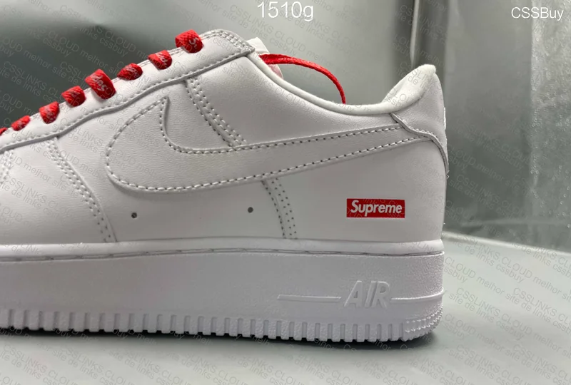 Air Force 1 x Supreme 'White' 4