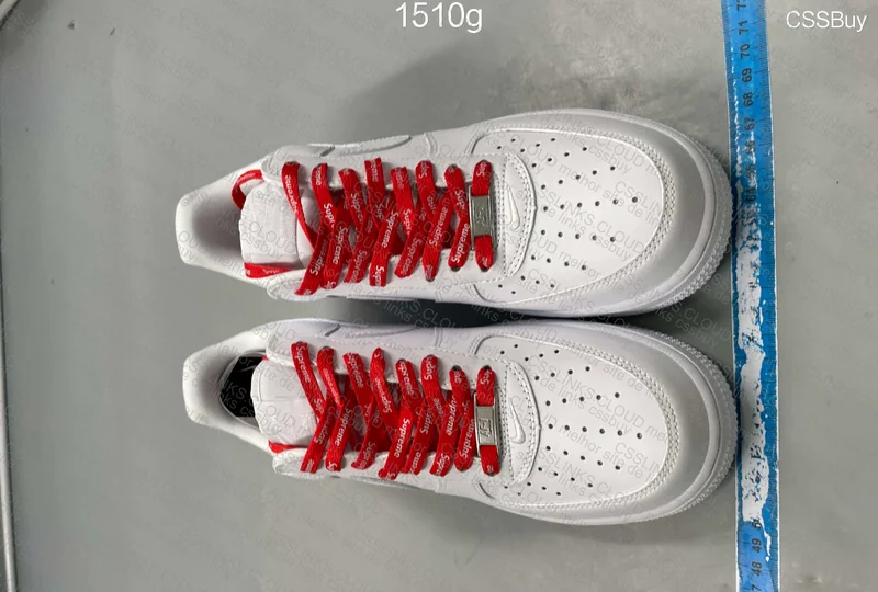 Air Force 1 x Supreme 'White' 9
