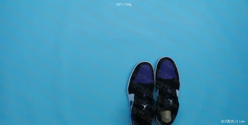 Air Force Jordan 1 Low Purple 3