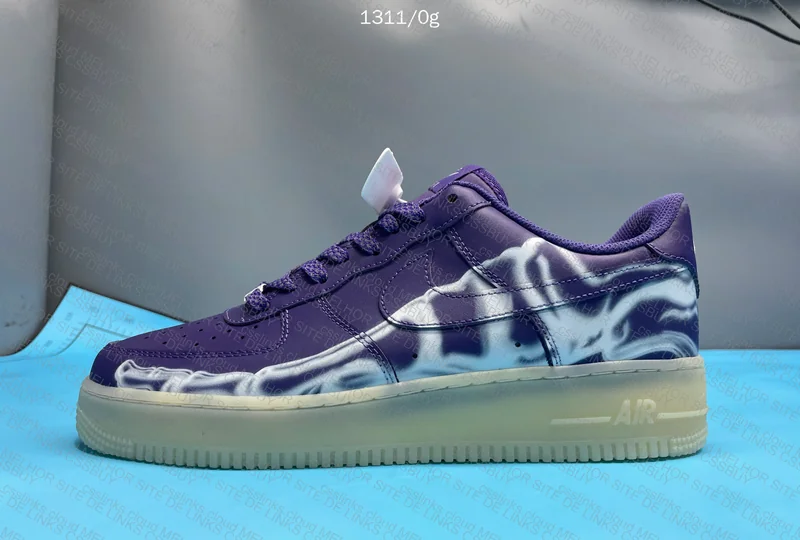 Air Force Skeleton Purple
