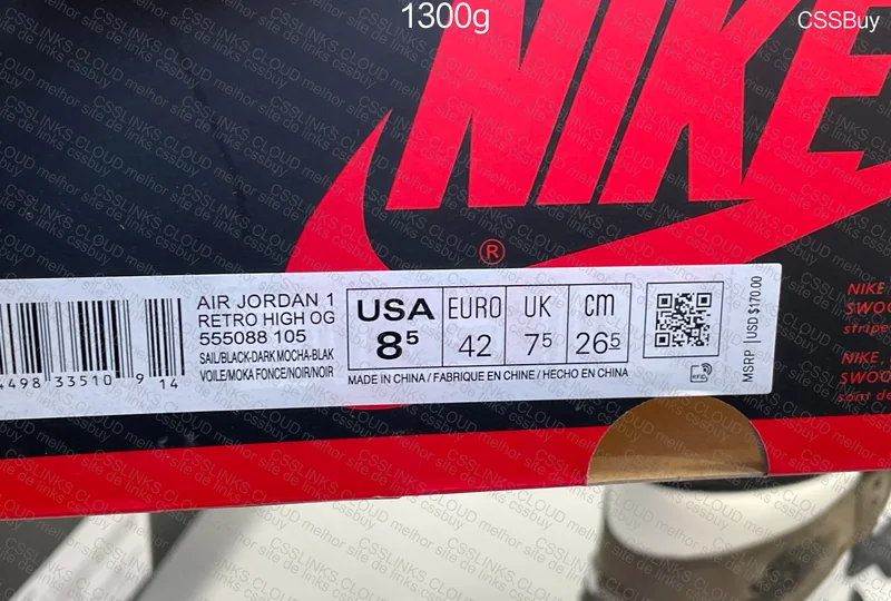 Air Jordan 1 Dark Mocha RW Batch 7
