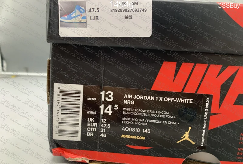 Air Jordan 1 High Off-White UNC 4