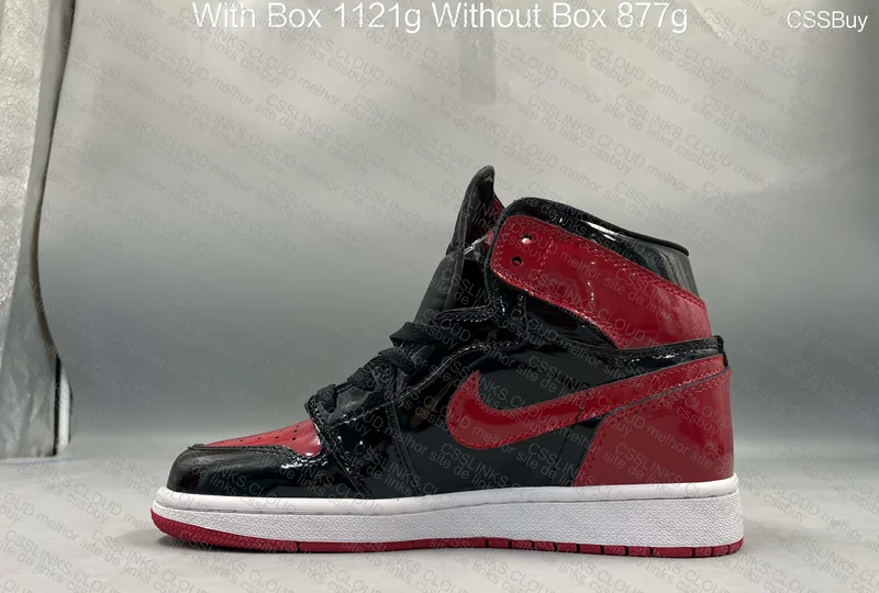 Air Jordan 1 High Patent Bred