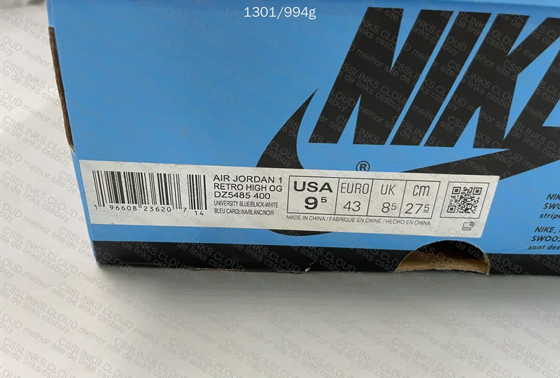 Air Jordan 1 High UNC Toe - GL? 10