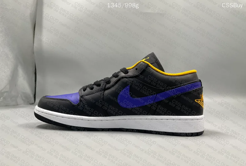 Air Jordan 1 Low 'Black/Dark Concord'